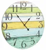 vidaXL Wanduhr Mehrfarbig 60 cm MDF Produktbild-Vorschau 3