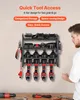 SucceBuy Rangement d'outils mural, étagère à 4 niveaux avec Voir les images du produit 2