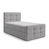 AX LIVING Boxspringbett 120x200 cm Defne Hellgrau - Produktbild-Vorschau 2