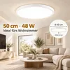 48W 50CM Led Deckenleuchte Weiß 3 Farbtemperaturen Produktbild-Vorschau 2