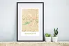 MuchoWow® Gerahmtes Poster Ingolstadt - Karte - Stadtplan - Produktbild-Vorschau 4