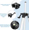 Close-up views of a tripod and its features, with descriptive text. Náhled obrázku produktu