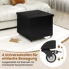 COSTWAY Couchtisch, Wohnzimmertisch mit Schublade, Rollen & Produktbild-Vorschau 7