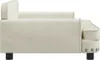 vidaXL Hundebett Creme 90x53x30 cm Samt Produktbild-Vorschau 4
