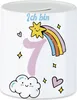 7 Jahre alt Kindergeburtstag Spardose süße Motive Kinder Produktbild-Vorschau 1