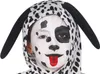 Close-up of a child wearing a Dalmatian costume, with face paint. Anteprima dell’immagine prodotto