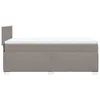 Boxspringbett mit Matratze Taupe 100x200 cm Stoff Produktbild-Vorschau 11