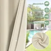 Faziango 2 Stücke Outdoor Vorhang Gardinen 132 x 213 cm Produktbild-Vorschau 5