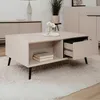 finori Arona 55A Couchtisch, sand / schwarz Maß: B x H x T Produktbild-Vorschau 12