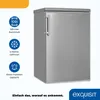 Exquisit Kühlschrank KS16-4-HE-040E inoxlook | Nutzinhalt: Produktbild-Vorschau 3