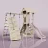 OutdoorToys Spielturm Trondheim aus Holz in Rosa Produktbild-Vorschau 4