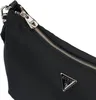 A close-up shot of a black Guess hobo shoulder bag. Produktbild-Vorschau