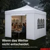 ONBEST Pavillon 3x3 | Wasserdicht | faltbar | Grau | mit Produktbild-Vorschau 9