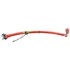 A red tandem bar for bicycles against a white background. Podgląd zdjęcia produktu