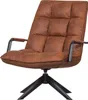 jouke drehsessel mit armlehne kunstleder cognac Produktbild-Vorschau 1