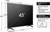 Hisense Fernseher 43 Zoll 4K Ultra HD Sprachassistenten Produktbild-Vorschau 16