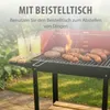 BBQ Collection Holzkohlegrill mit Rädern - Verstellbarer Produktbild-Vorschau 4