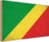 vianmo Holzschild 12x18 cm Kongo the Congo Vintage Flagge Produktbild-Vorschau 1