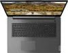 A top-down view of an open laptop with a landscape image on the screen. Produktbild-Vorschau