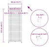vidaXL Plisovaná roleta Plisovaná roleta 40x125cm Biela Náhľad obrázku produktu 7