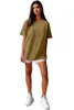 Reichstadt Damen Oversized T-Shirt Brand Stick 23RSW044 Produktbild-Vorschau 3