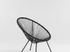 Gartensessel 2er-Set - Polyrattan - Schwarz - ALIOS III von Produktbild-Vorschau 1
