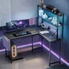 Biurko gamingowe AIORBER w kształcie litery L, 148 cm, z Podgląd zdjęcia produktu 9