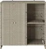 vidaXL Skriňa s dvierkami svetlosivá 100 x 36 x 102 cm Náhľad obrázku produktu 5