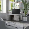 Mobile TV grigio cemento 80x34x36 cm materiale legno Anteprima dell’immagine prodotto 3