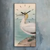 Wandbild Leinwand Bilder mit Uhr 30x60 Vögel Wild Tiere Produktbild-Vorschau 2