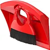A red dustpan and brush set is shown against a white background. Produktbild-Vorschau