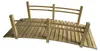 Pont de jardin Relaxdays, avec balustrade, en bois de Voir les images du produit 1