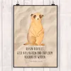 Mr. & Mrs. Panda Bild Erdmännchen DIN A4 - Sandig - Produktbild-Vorschau 2