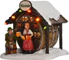 LuVille Weihnachtsdorf-Miniatur Bierstube - L11 x B12 x H12 Produktbild-Vorschau 1