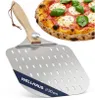WELLHAUS Pizza Schaufel klappbar perforiert 30 cm Aluminium Produktbild-Vorschau 1