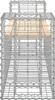 vidaXL Gabionová zahradní lavice 183x41x60,5 cm z masivního Náhled obrázku produktu 4