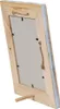 The back of a wooden picture frame is shown, tilted diagonally. Produktbild-Vorschau