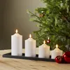 LED Stumpenkerze Flamme - Echtwachs - warmweiße 3D Flamme - Produktbild-Vorschau 8