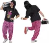Two views of a man dressed in an 80s-themed costume, holding a boombox. Produktbild-Vorschau