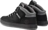 A pair of black Timberland boots shown from a side-rear angle against a white background. Produktbild-Vorschau