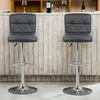 Lot de 2 tabourets de bar avec dossier en similicuir, Voir les images du produit 2
