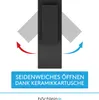 Badarmatur Tamina hoch - schwarz matt  | Wasserfall Produktbild-Vorschau 3