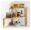 KESPER Etagère de cuisine Etagère d'angle en bambou - 2 Voir les images du produit 2