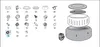 Bestway® Ersatzteil LED-Streifen (inkl. Kabel) für Produktbild-Vorschau 2