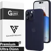 Schutz Hülle Bumper Handy Case Slim Blau für iPhone 12 Mini Produktbild-Vorschau 1