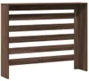 vidaXL Panele grzejnikowe brązowy dąb 104x20x82 cm materiał Podgląd zdjęcia produktu 4