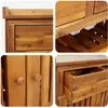 Collage of close-up shots of a wooden cabinet. Anteprima dell’immagine prodotto