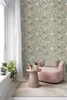 ESTAhome Tapete Blumenmuster Mintgrün und Hellrosa 53 cm x Produktbild-Vorschau 9