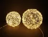 2x LED-Kugel "Glow" aus Metall, silber, mit 200 & 300 LED, Produktbild-Vorschau 6