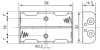 Wentronic 2x AA (Mignon) Batteriehalter, Lötfahne (U), Produktbild-Vorschau 2